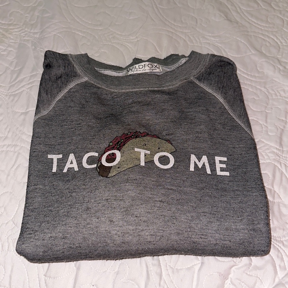 Wild fox long sleeve sweatshirt